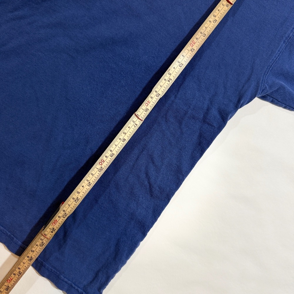 Champion T-Shirt Mens XL Blue Good Short Sleeve Embroidered Logo Cotton Tee - Picture 6 of 6